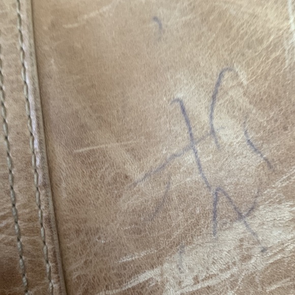 Frye Melissa distressed large handbag tote Washed Leather - Picture 9 of 15